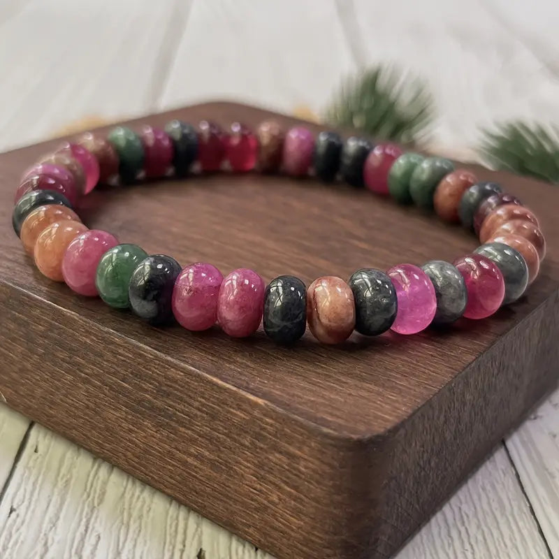 Rainbow Tourmaline Harmony Bracelet