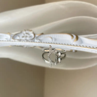 Adjustable Bright Letter Ring