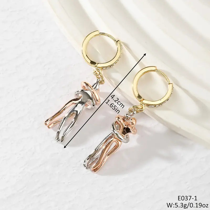 Embrace Gold & Silver Earrings