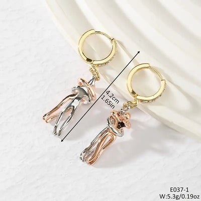 Embrace Gold & Silver Earrings