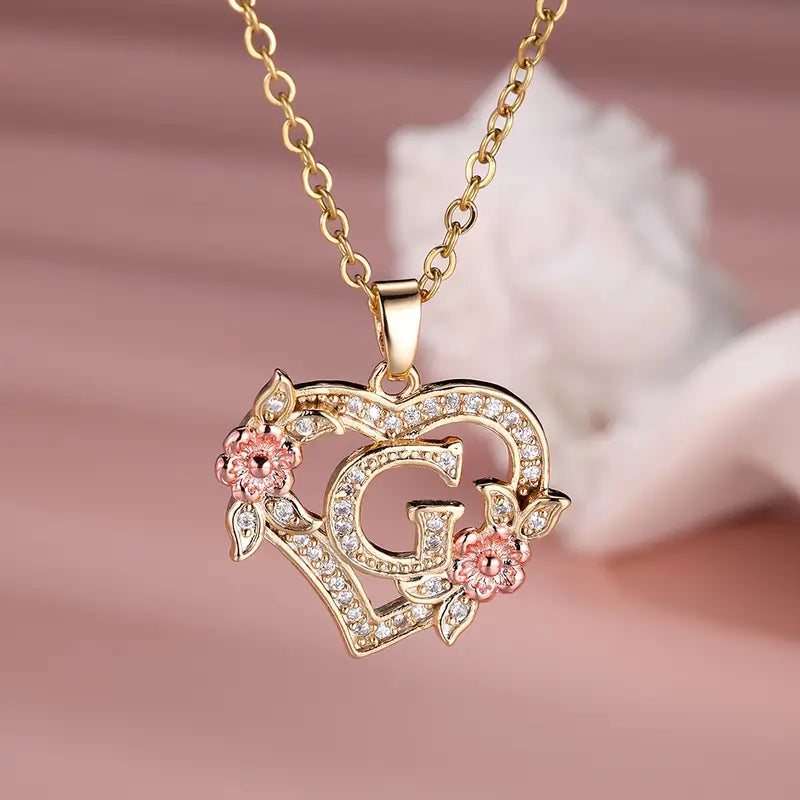 Love Bright Letter Necklace