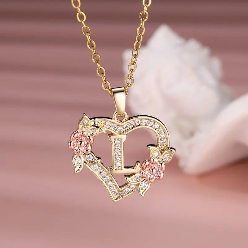 Love Bright Letter Necklace