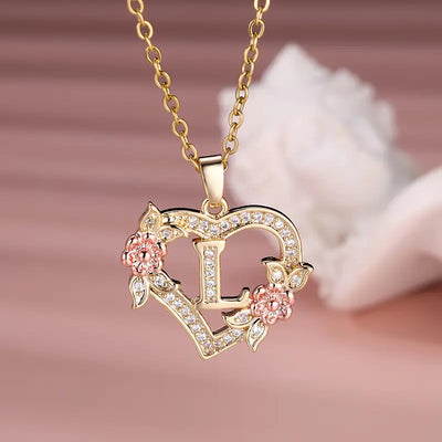 Love Bright Letter Necklace