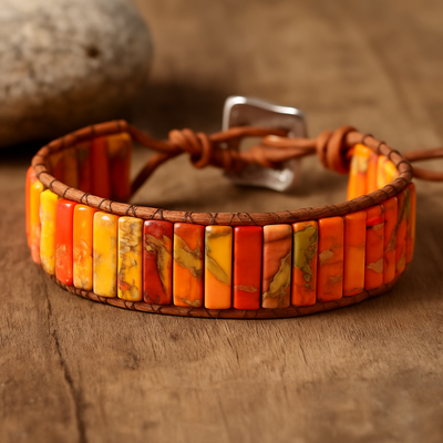 Imperial Jasper Solar Vitality Bracelet