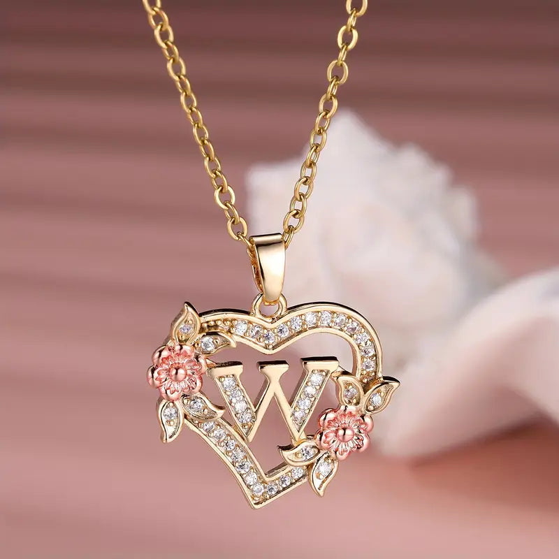 Love Bright Letter Necklace