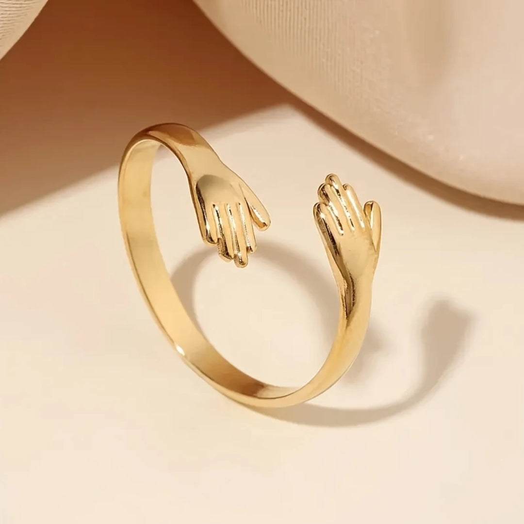 Adjustable Wide Hug Ring