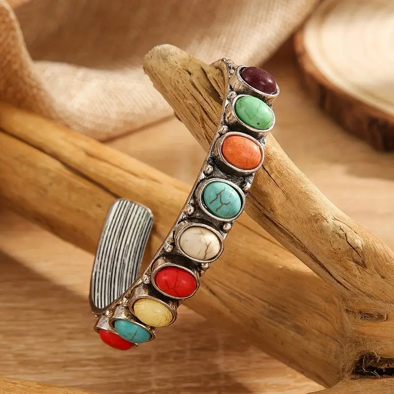 Chakra Stone Balance Cuff