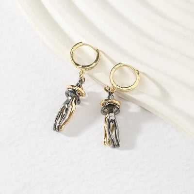 Embrace Gold & Silver Earrings
