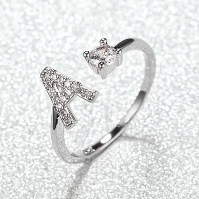 Adjustable Bright Letter Ring