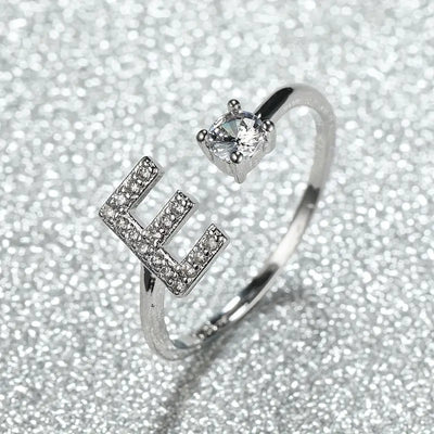 Adjustable Bright Letter Ring