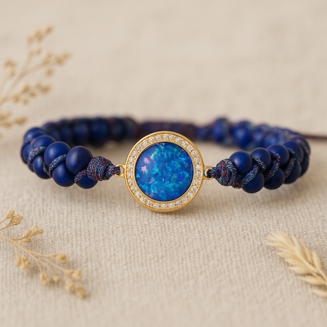 Dazzling Jasper & Opal Bracelet