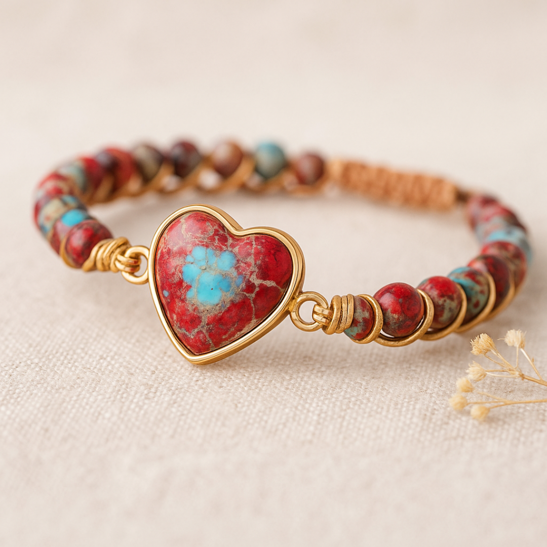 Jasper Protection Love Bracelet