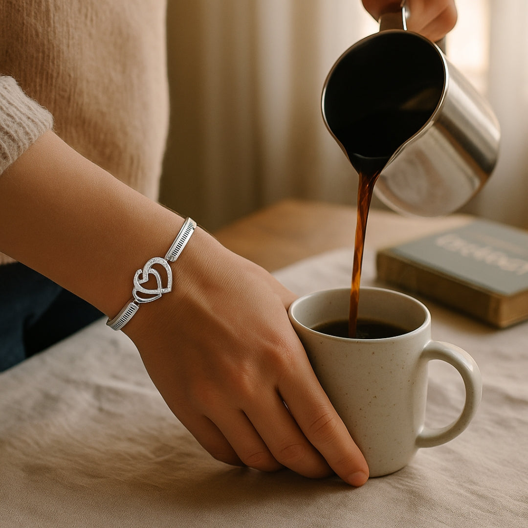 Sisters by Heart – Double Heart Bracelet