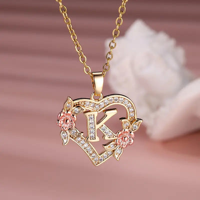 Love Bright Letter Necklace