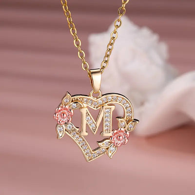Love Bright Letter Necklace