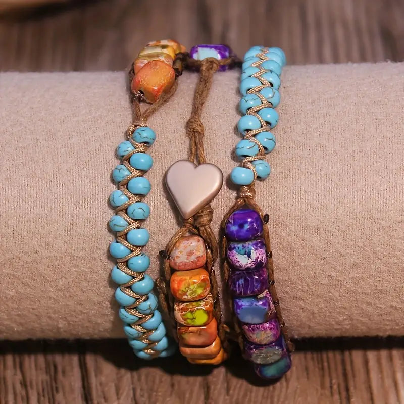 Rainbow Soul Heart Bracelet