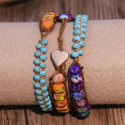 Rainbow Soul Heart Bracelet