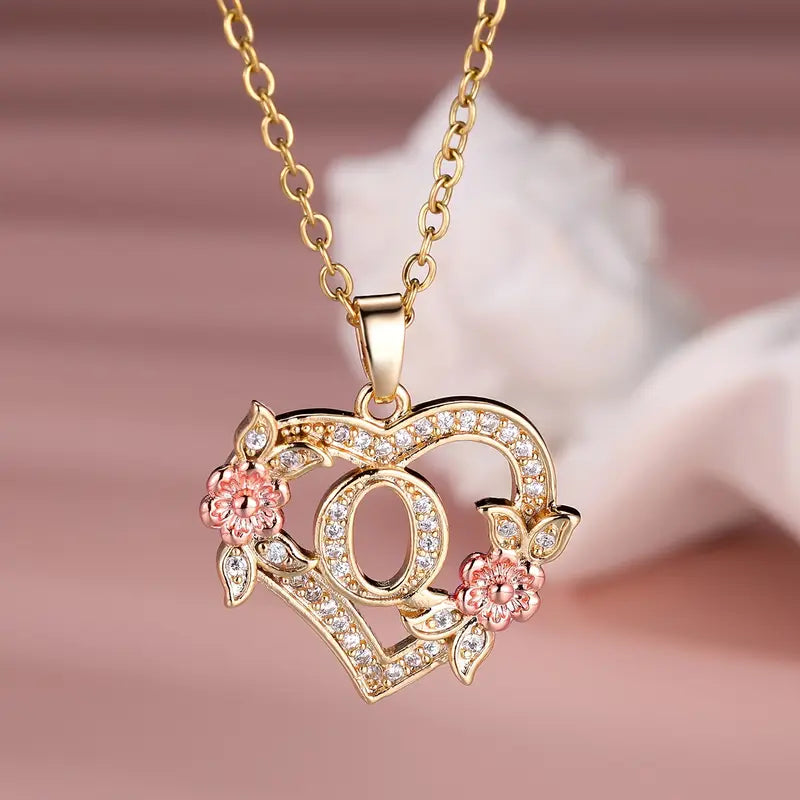 Love Bright Letter Necklace