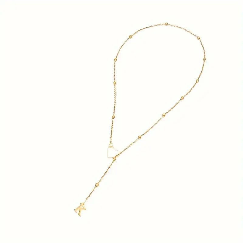 Love Dangling Letter Necklace