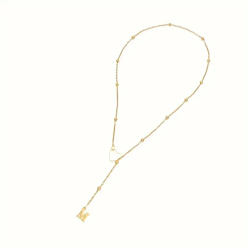 Love Dangling Letter Necklace