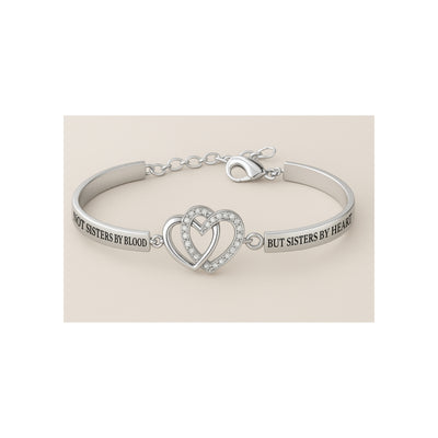 Sisters by Heart – Double Heart Bracelet