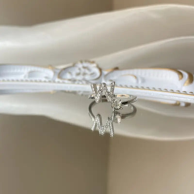 Adjustable Bright Letter Ring