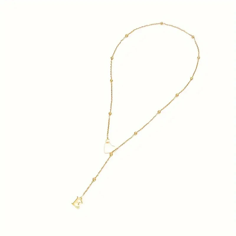 Love Dangling Letter Necklace