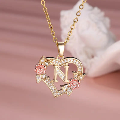 Love Bright Letter Necklace