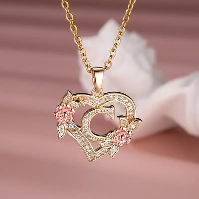 Love Bright Letter Necklace