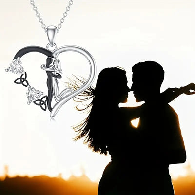 Love & Embrace Silver Necklace
