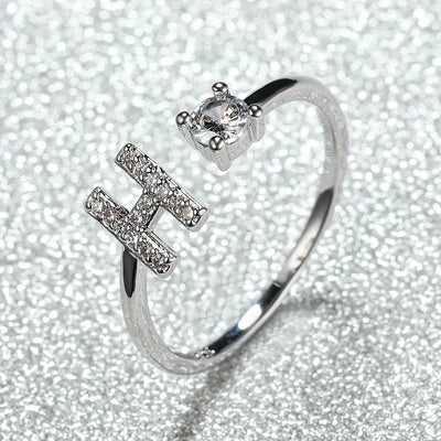 Adjustable Bright Letter Ring
