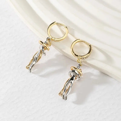 Embrace Gold & Silver Earrings