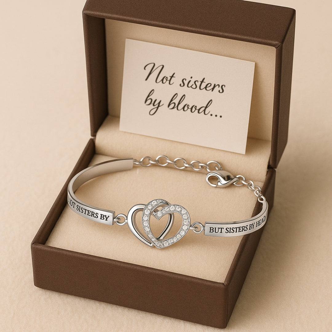 Sisters by Heart – Double Heart Bracelet