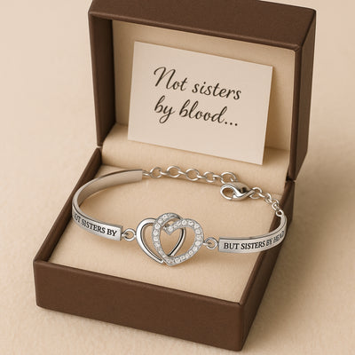 Sisters by Heart – Double Heart Bracelet