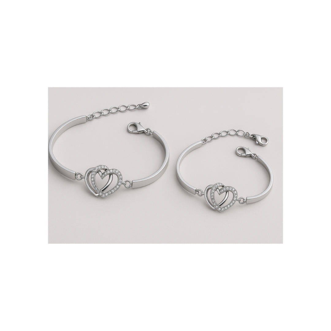 Forever Bond Double Heart Bracelet