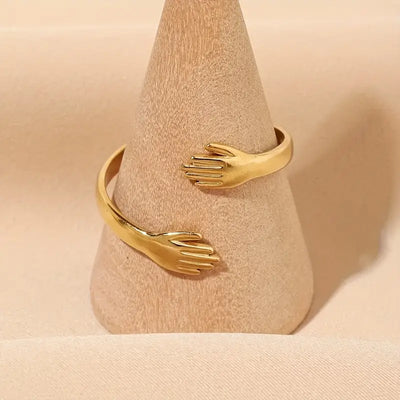 Adjustable Wide Hug Ring