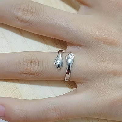 Adjustable Wide Hug Ring