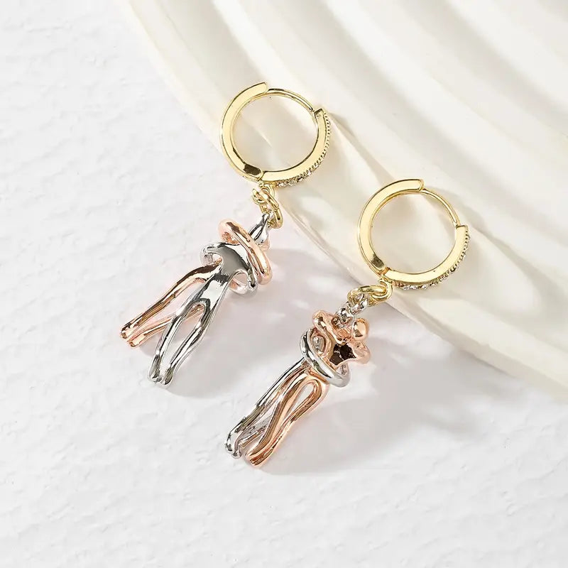 Embrace Gold & Silver Earrings