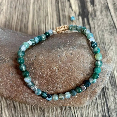 Moss Agate Serenity Bracelet