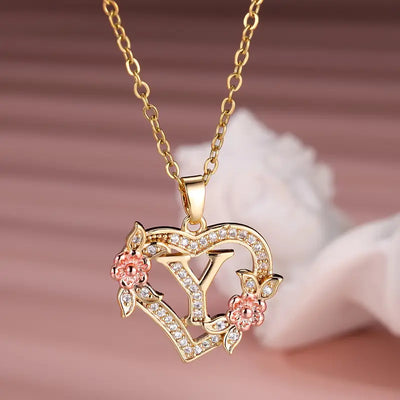 Love Bright Letter Necklace