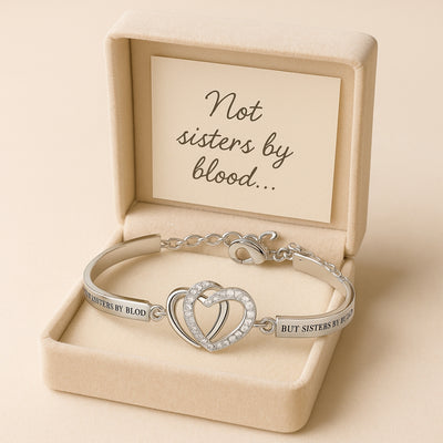 Sisters by Heart – Double Heart Bracelet