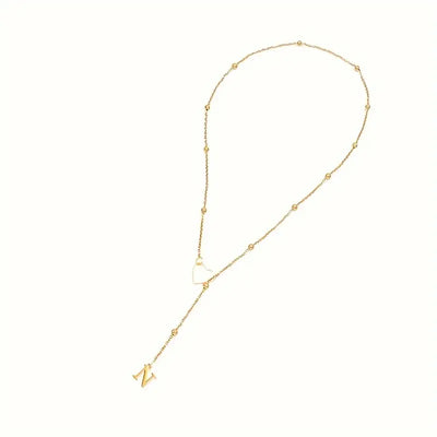 Love Dangling Letter Necklace