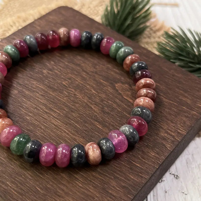 Rainbow Tourmaline Harmony Bracelet