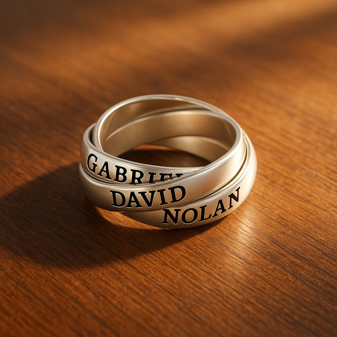 Signature Spiral Silvered Ring