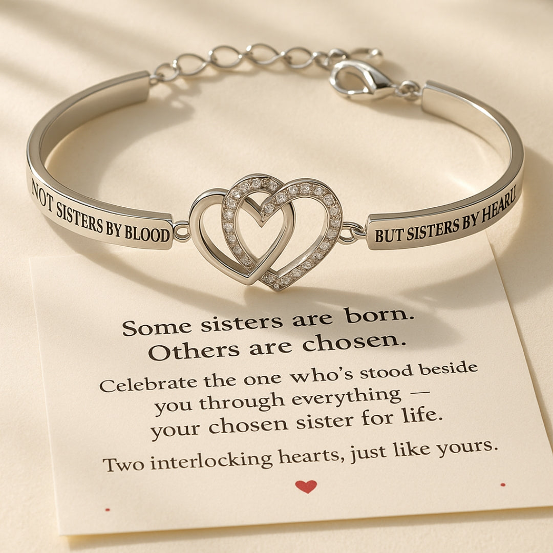 Sisters by Heart – Double Heart Bracelet