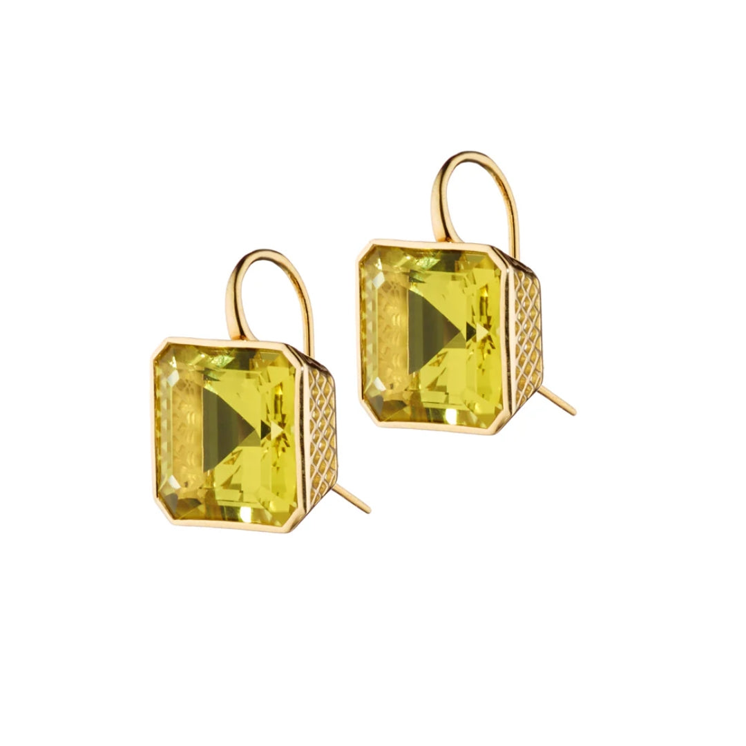 Golden Silence Earrings — A Lily & Simon Original