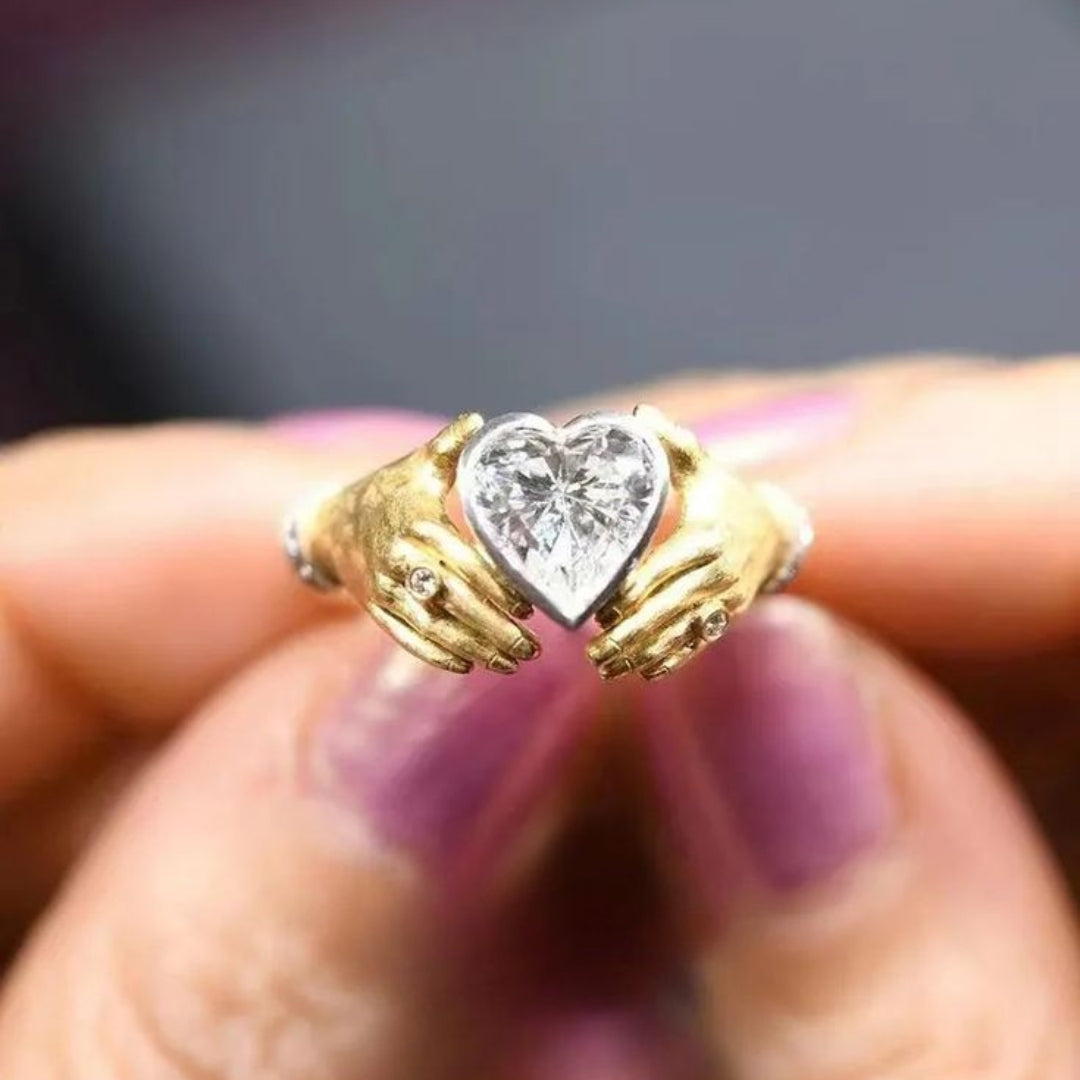 Embrace Love Zirconia Ring