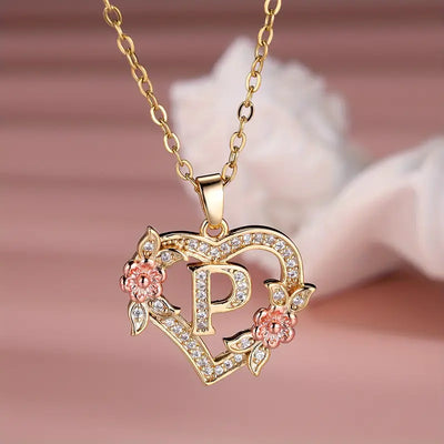 Love Bright Letter Necklace