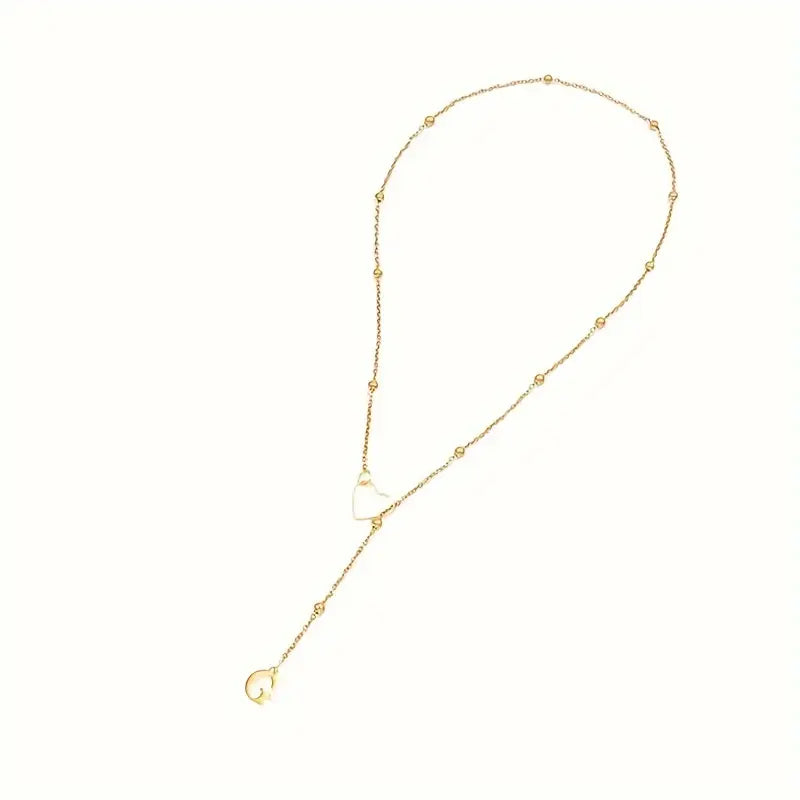 Love Dangling Letter Necklace