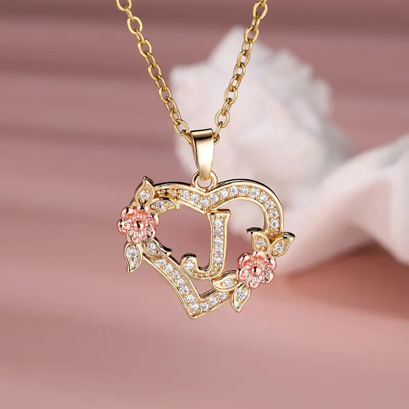 Love Bright Letter Necklace